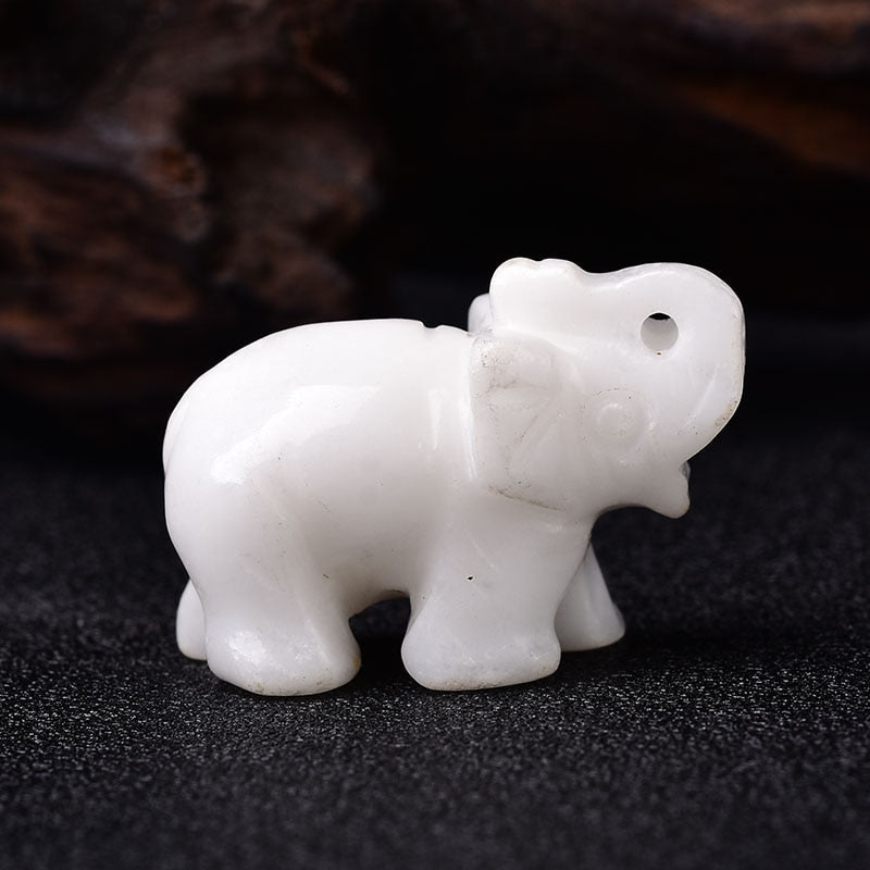 Natural Stone Carved Elephant 2