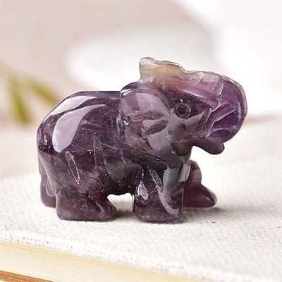 Natural Stone Carved Elephant 2