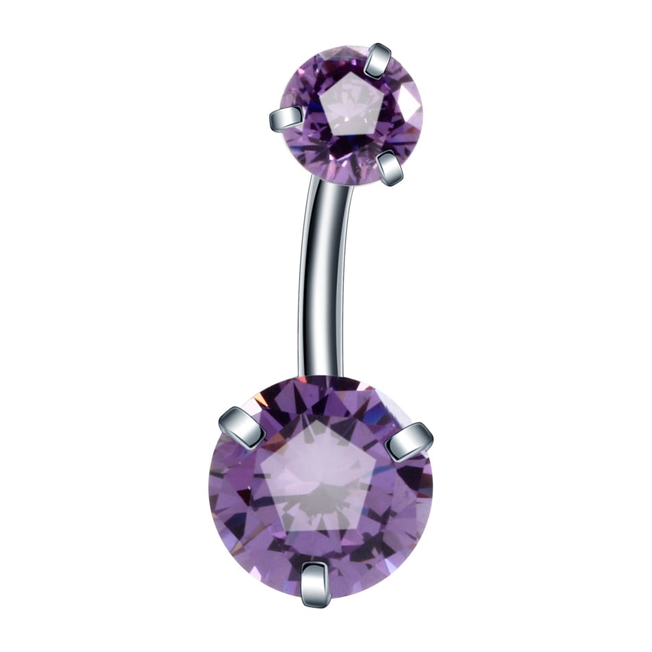 Crystal Belly Button Ring | Colors to Choose From