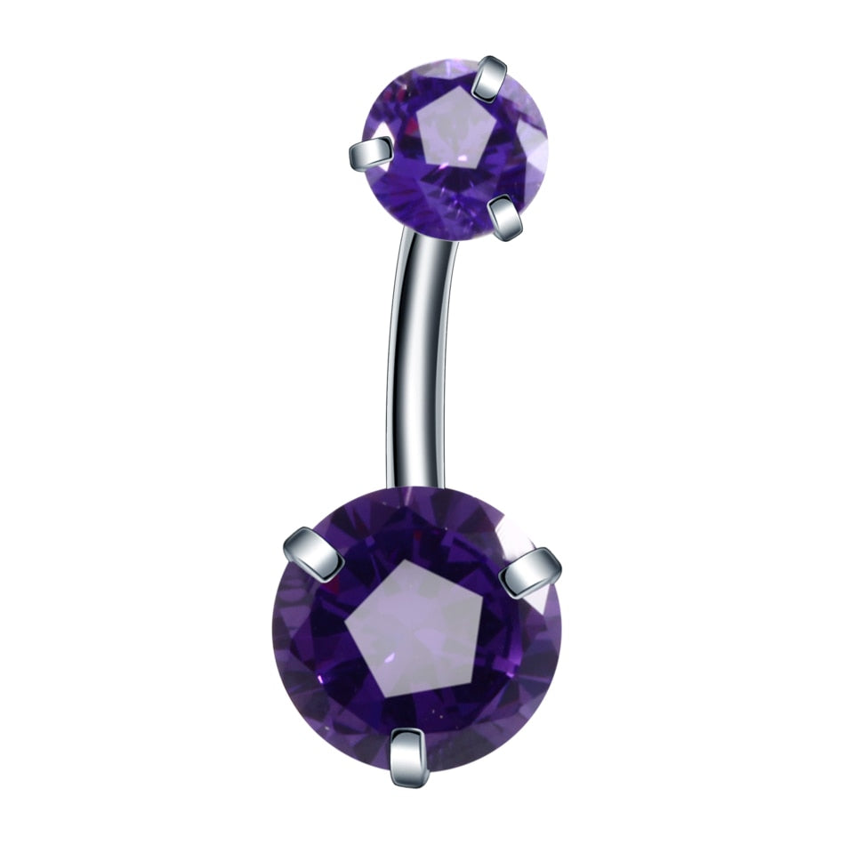 Crystal Belly Button Ring | Colors to Choose From