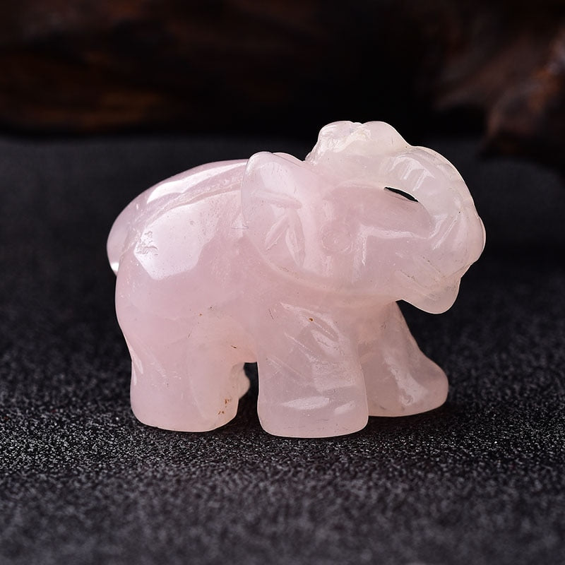 Natural Stone Carved Elephant 2