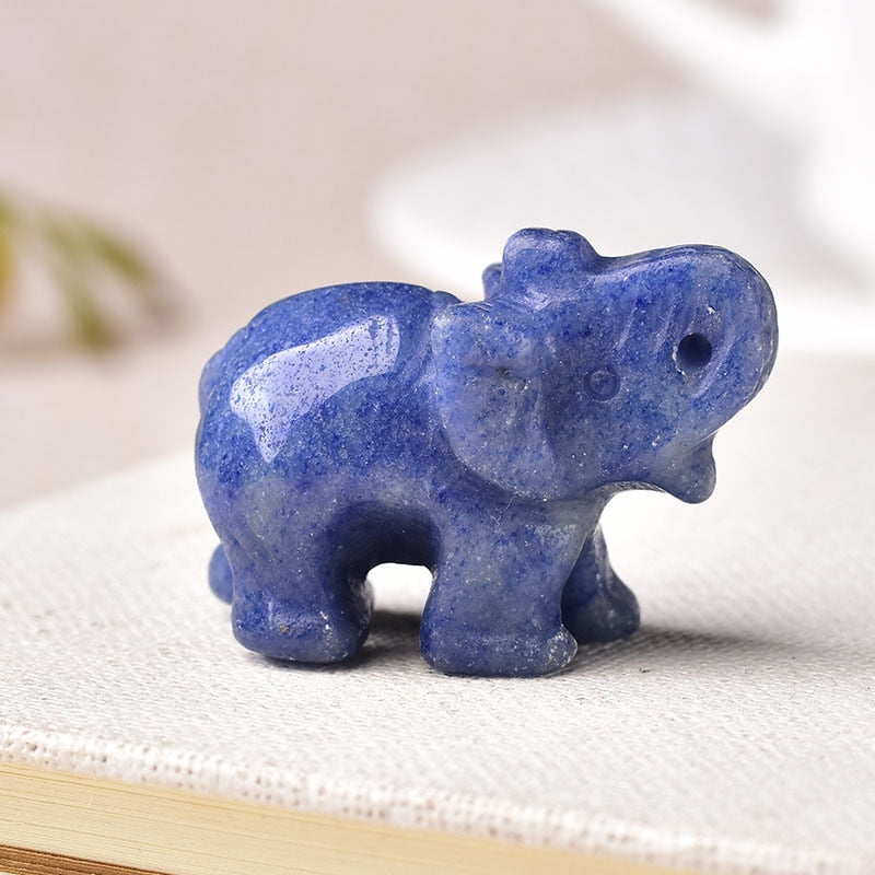 Natural Stone Carved Elephant 2