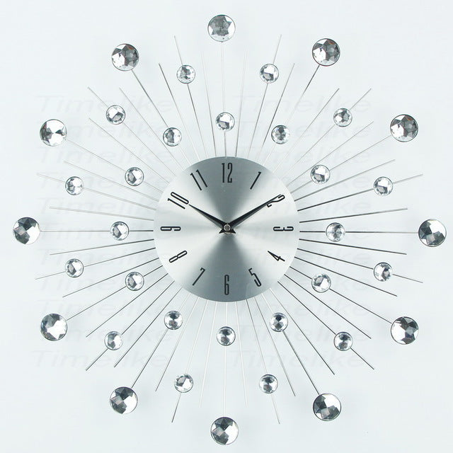 Starburst Metal Wall Clock 20