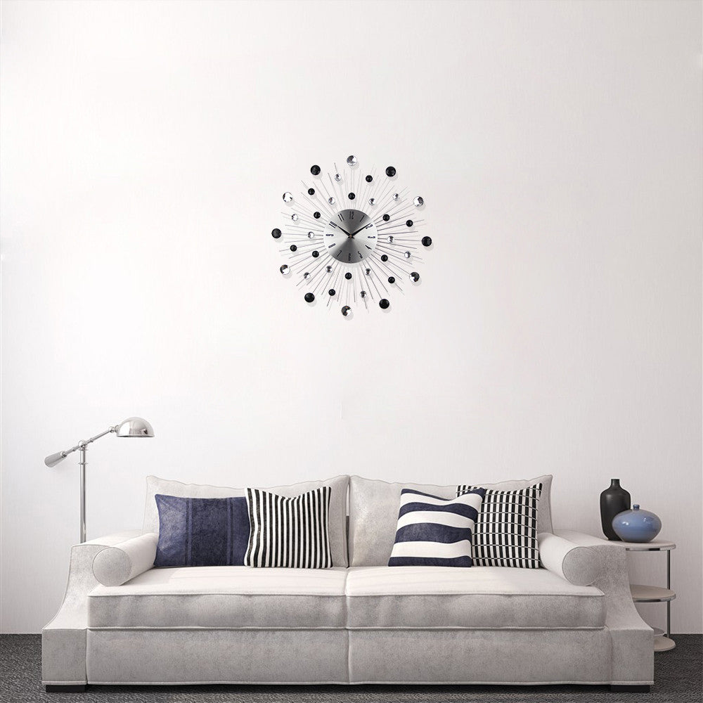 Starburst Metal Wall Clock 20