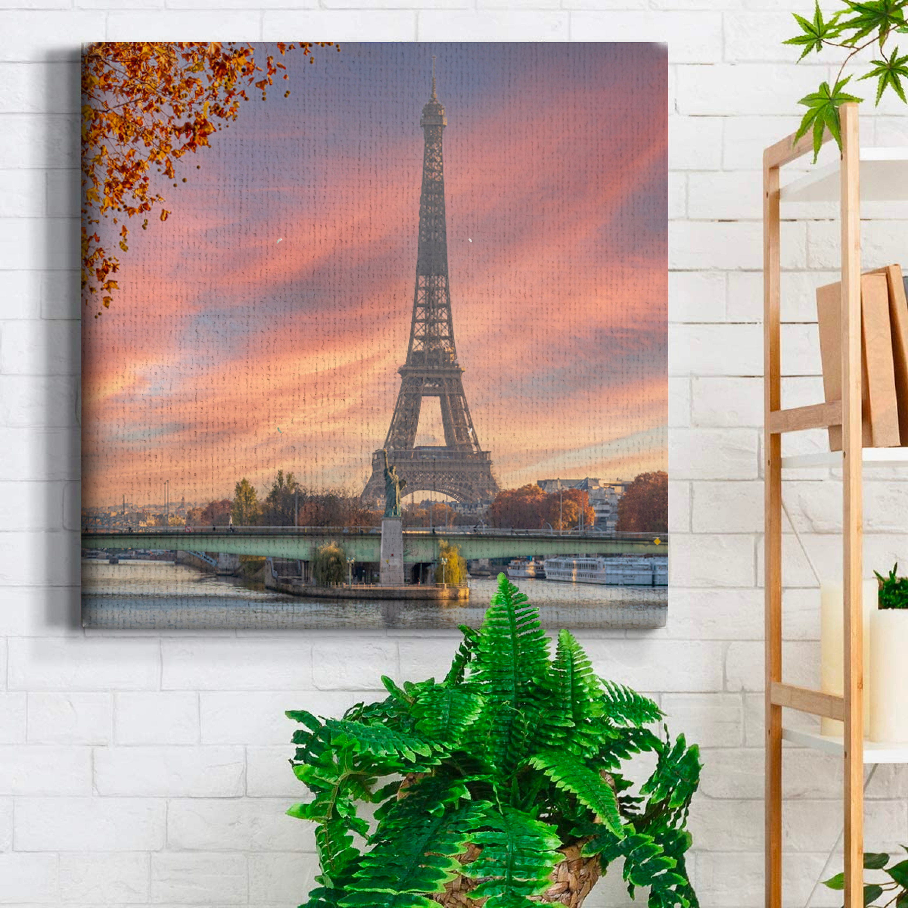 Paris 2 Wall Canvas 1 Piece