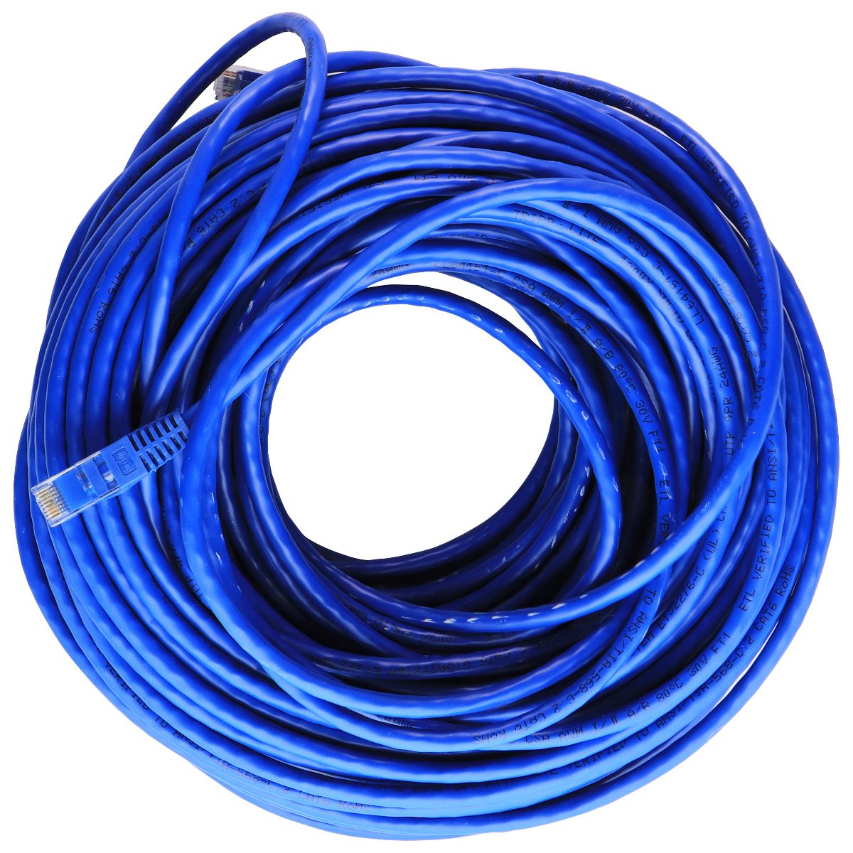 Tripp Lite (100-Ft) Cat6 Gigabit Blue Snagless Patch Cable (N201-100-BL)