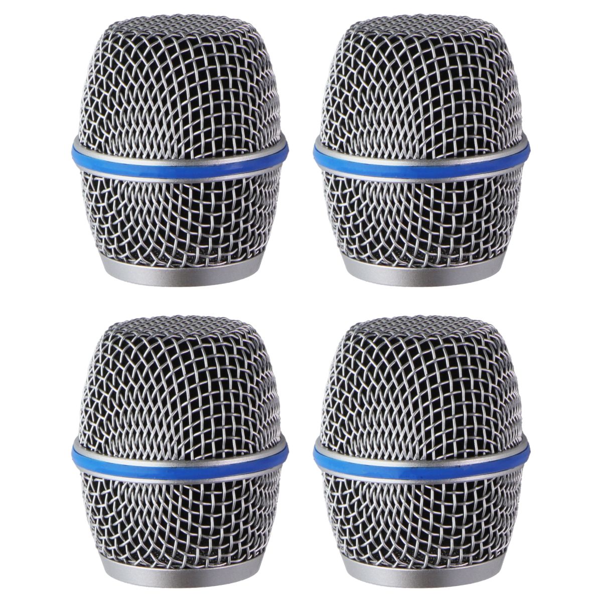 Replacement Standard Grille Microphone Heads for Shure Beta87/Beta87A - 4 Pack