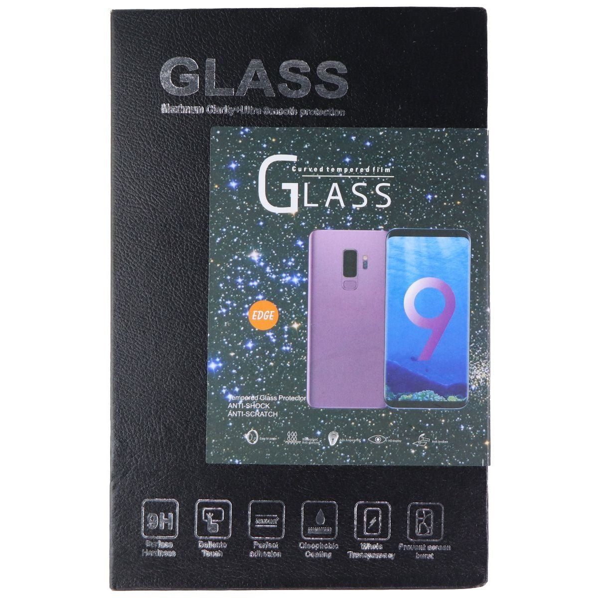 Curved Tempered Glass Screen Protector for Samsung Galaxy S9 - Clear