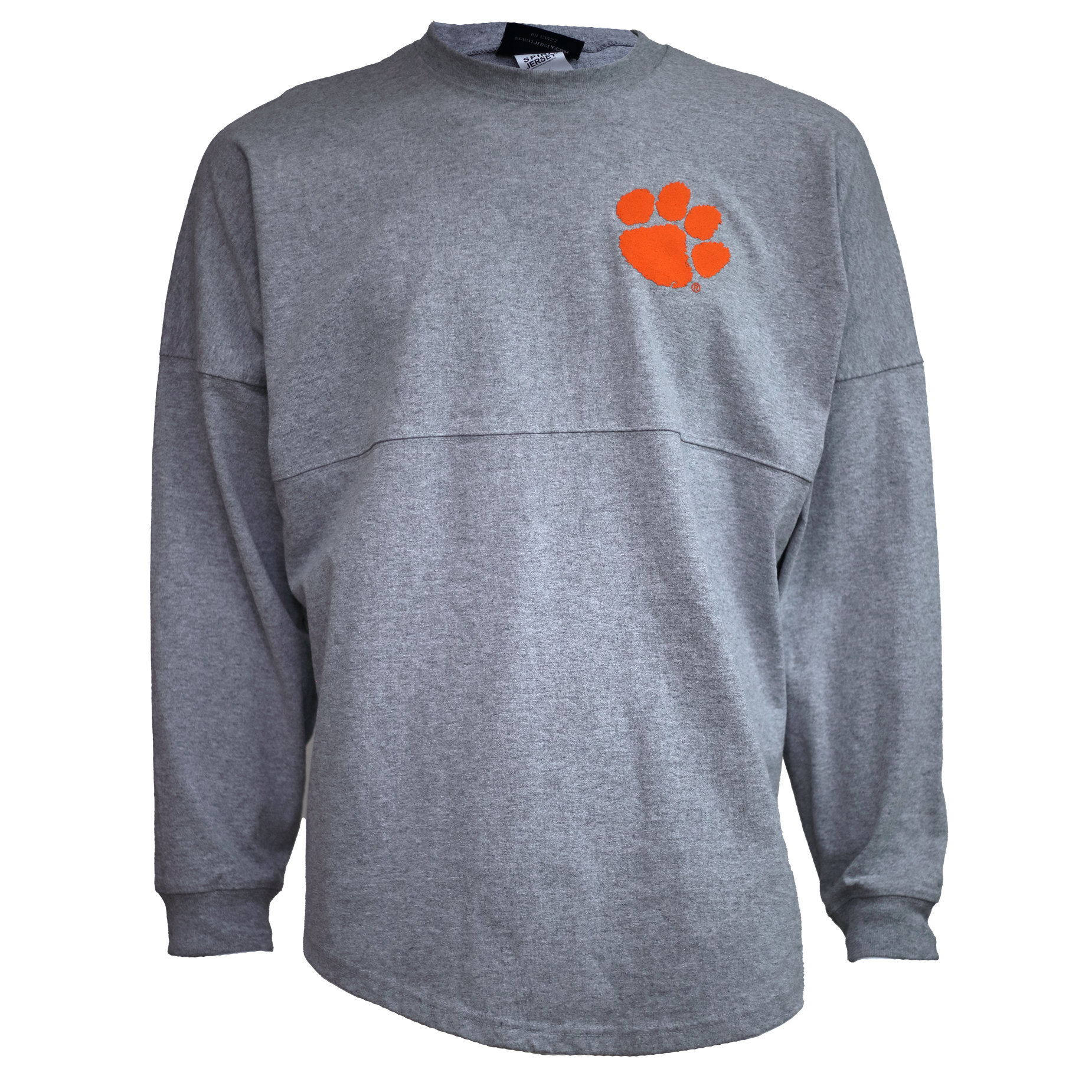 Clemson Tigers with Paw Crew Neck Spirit Jersey