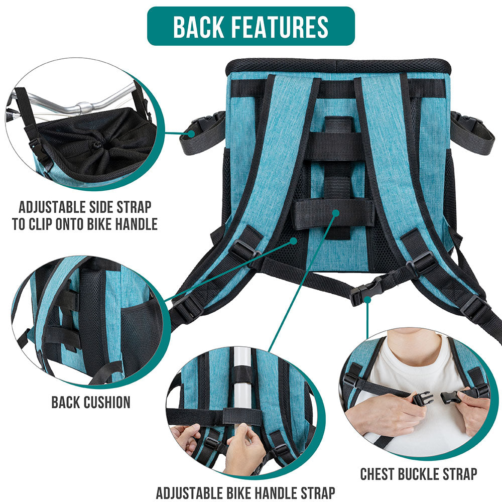 Multi-Carry Bike Basket Pet Carrier