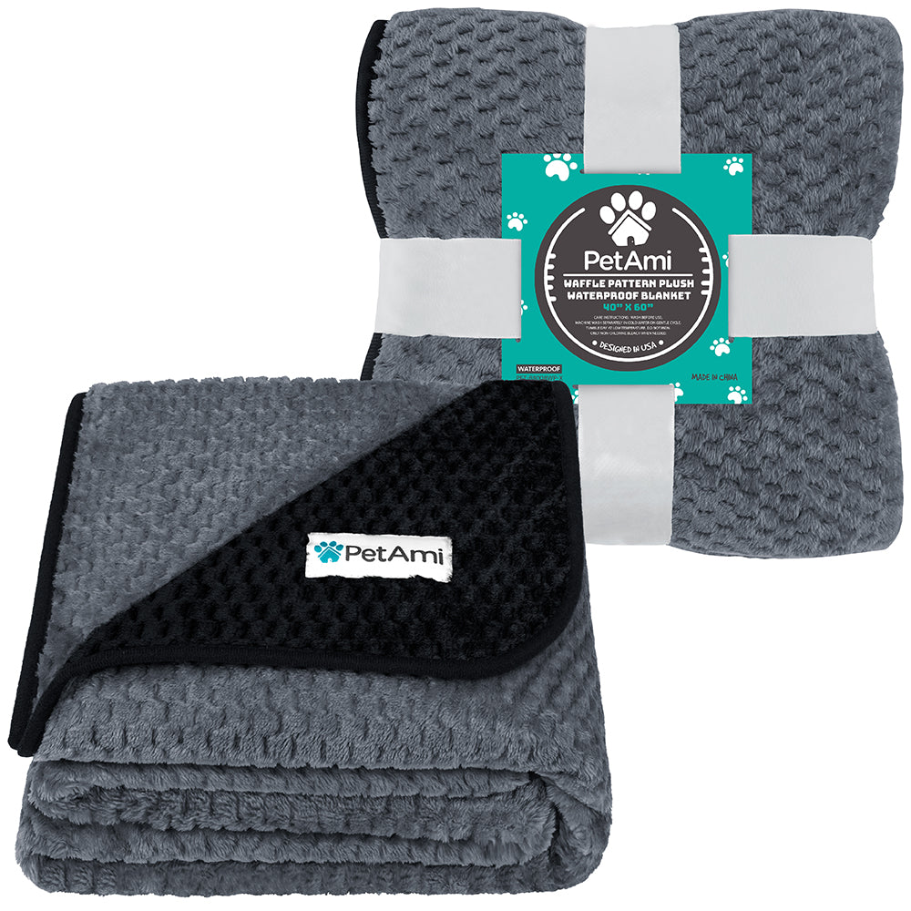 Waterproof Waffle Textured Pet Blanket