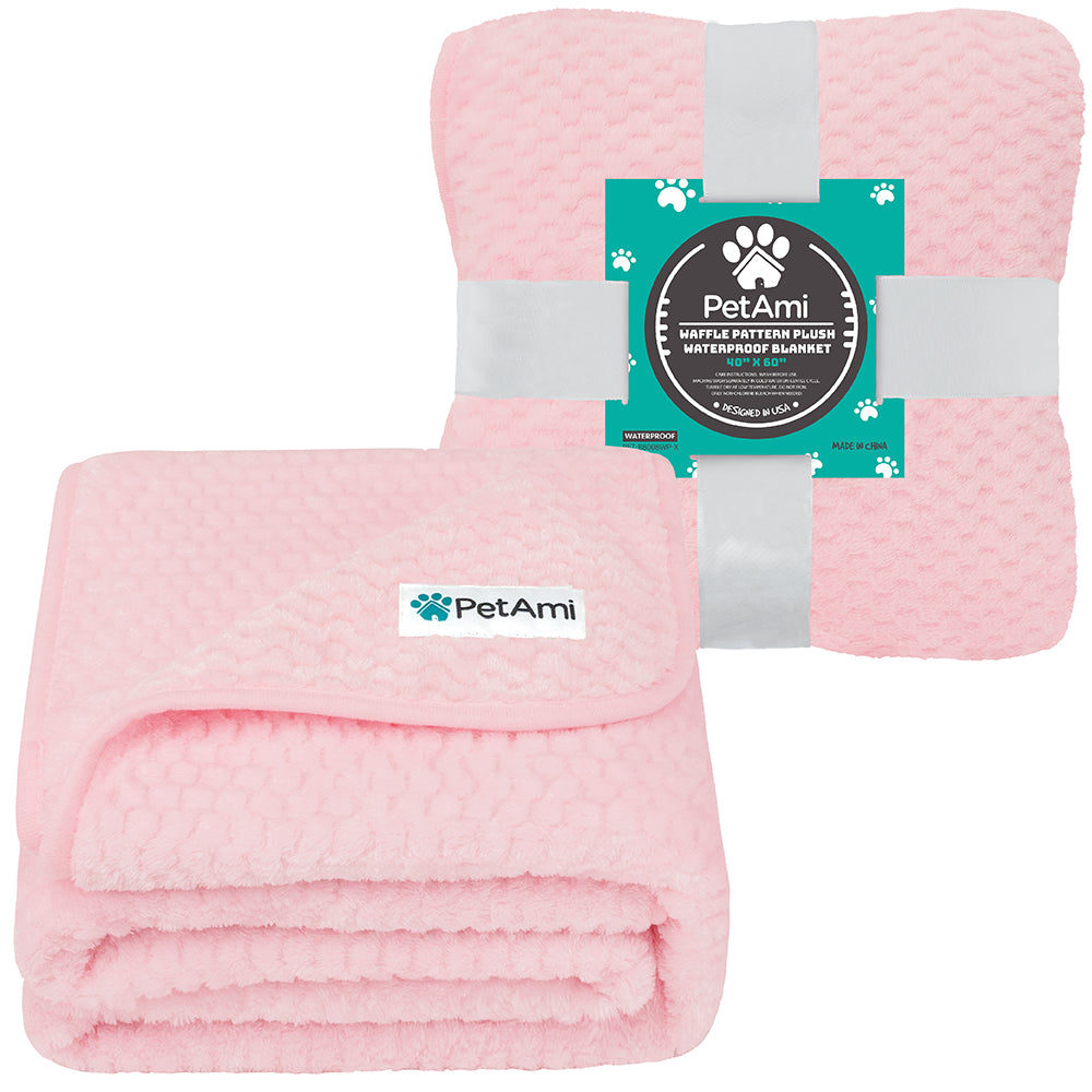 Waterproof Waffle Textured Pet Blanket