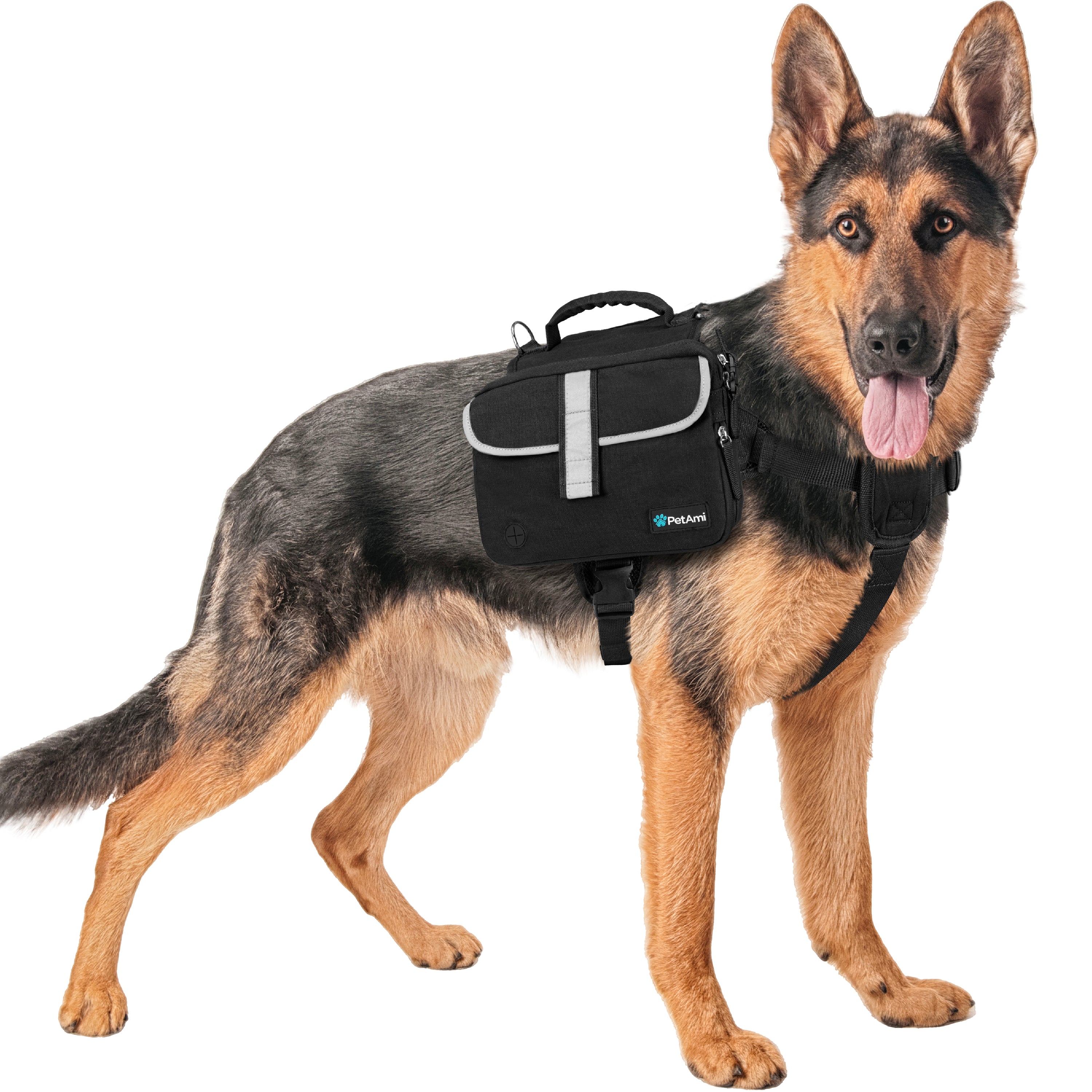 Classic Dog Harness Saddle Bag Backpack