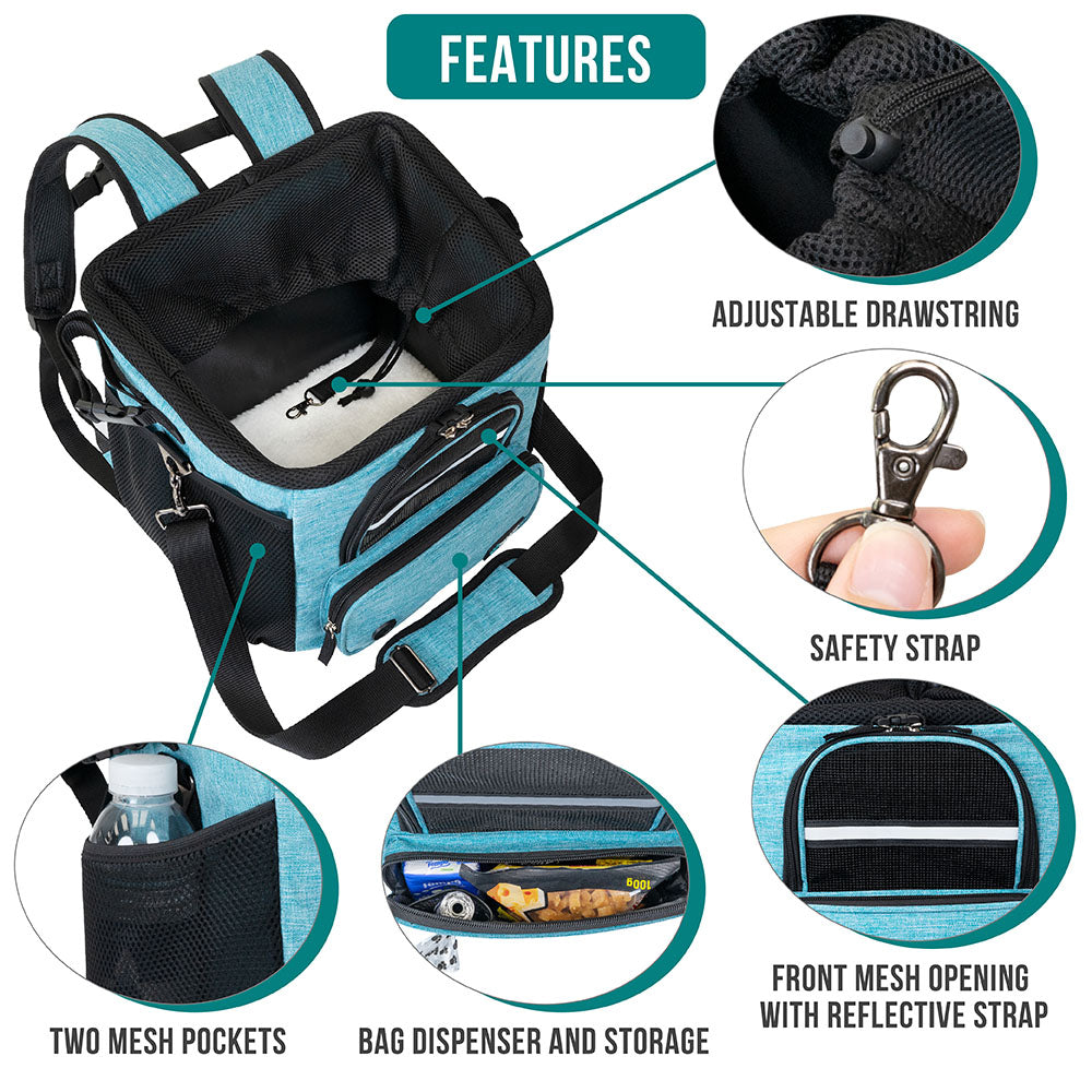 Multi-Carry Bike Basket Pet Carrier