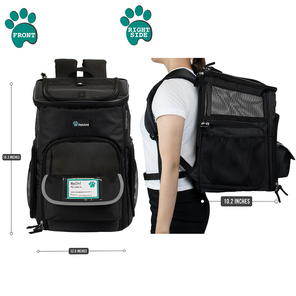 Premium 4 Way Entry Pet Carrier Backpack