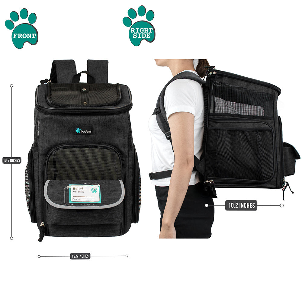 Premium 4 Way Entry Pet Carrier Backpack