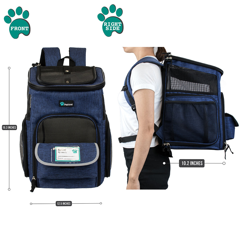 Premium 4 Way Entry Pet Carrier Backpack