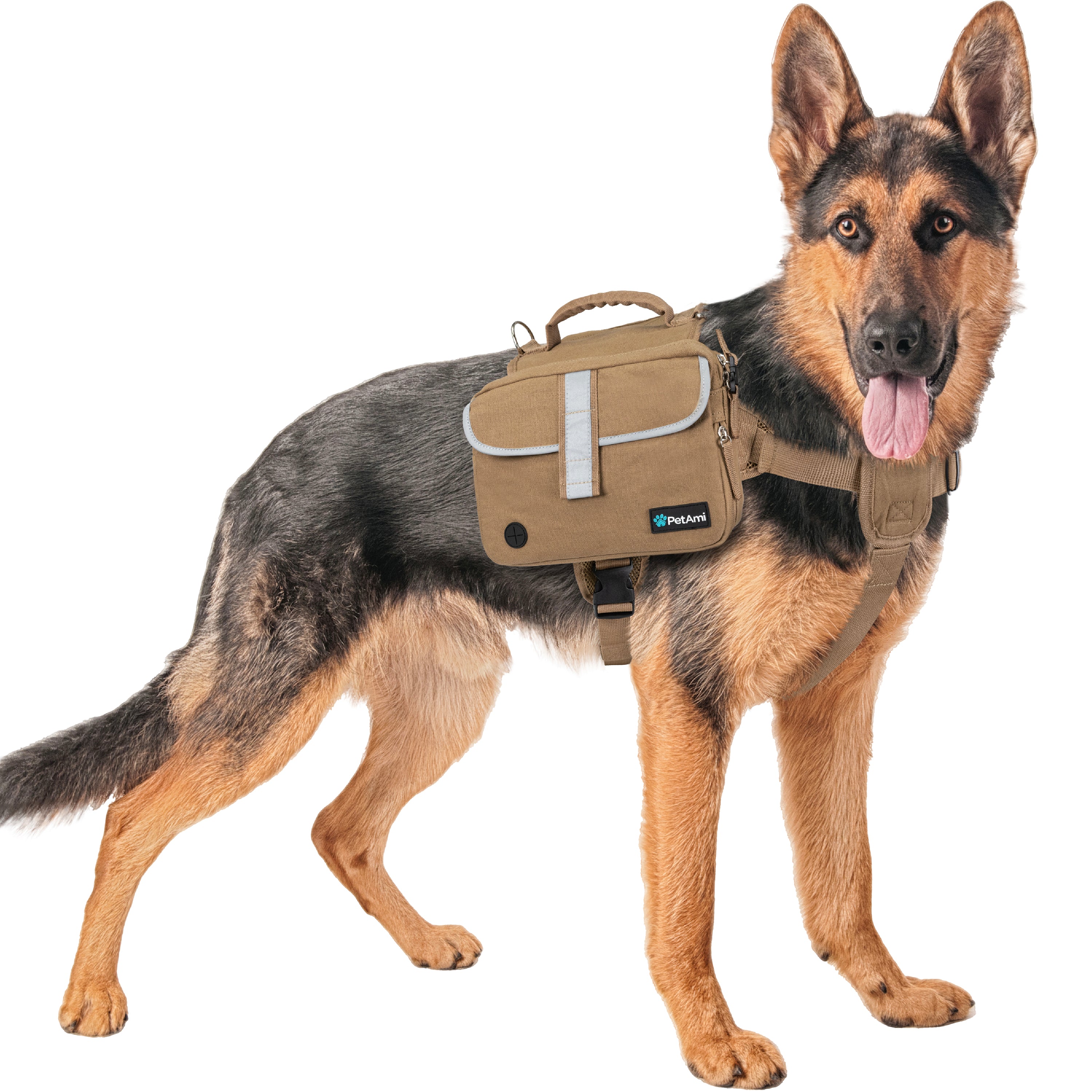 Classic Dog Harness Saddle Bag Backpack