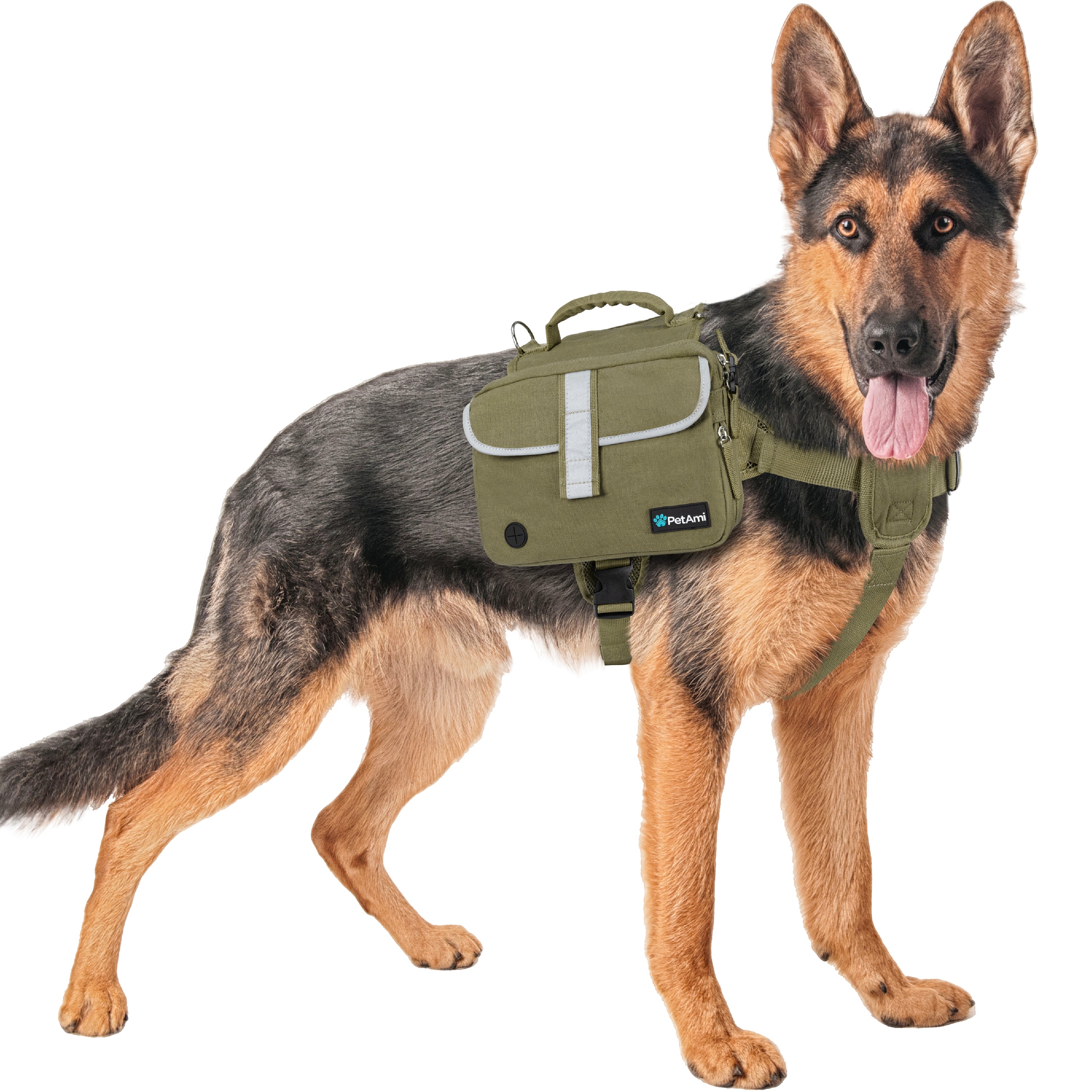 Classic Dog Harness Saddle Bag Backpack