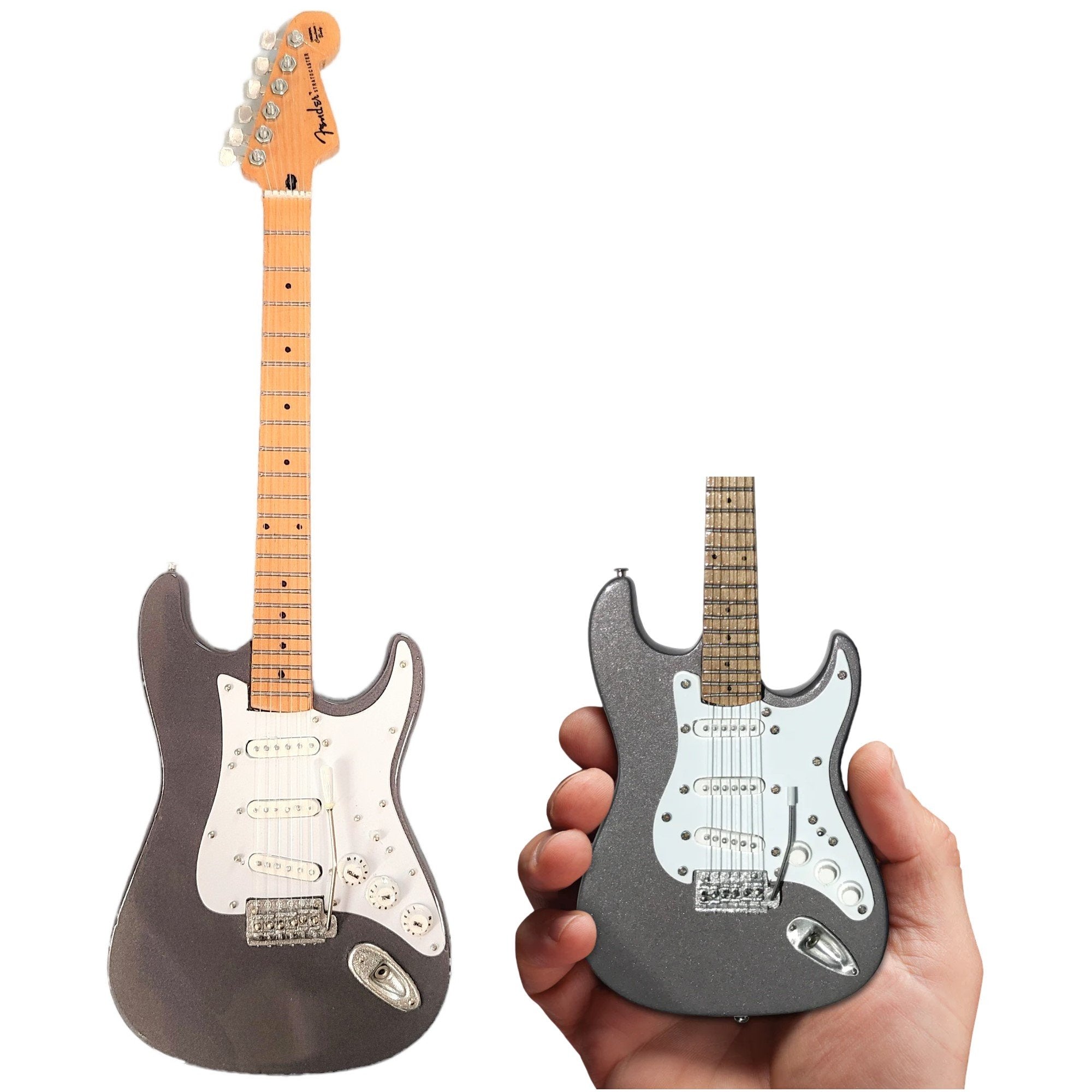 Axe Heaven Eric Clapton Signature Pewter Fender Strat Mini Guitar Replica FS-024