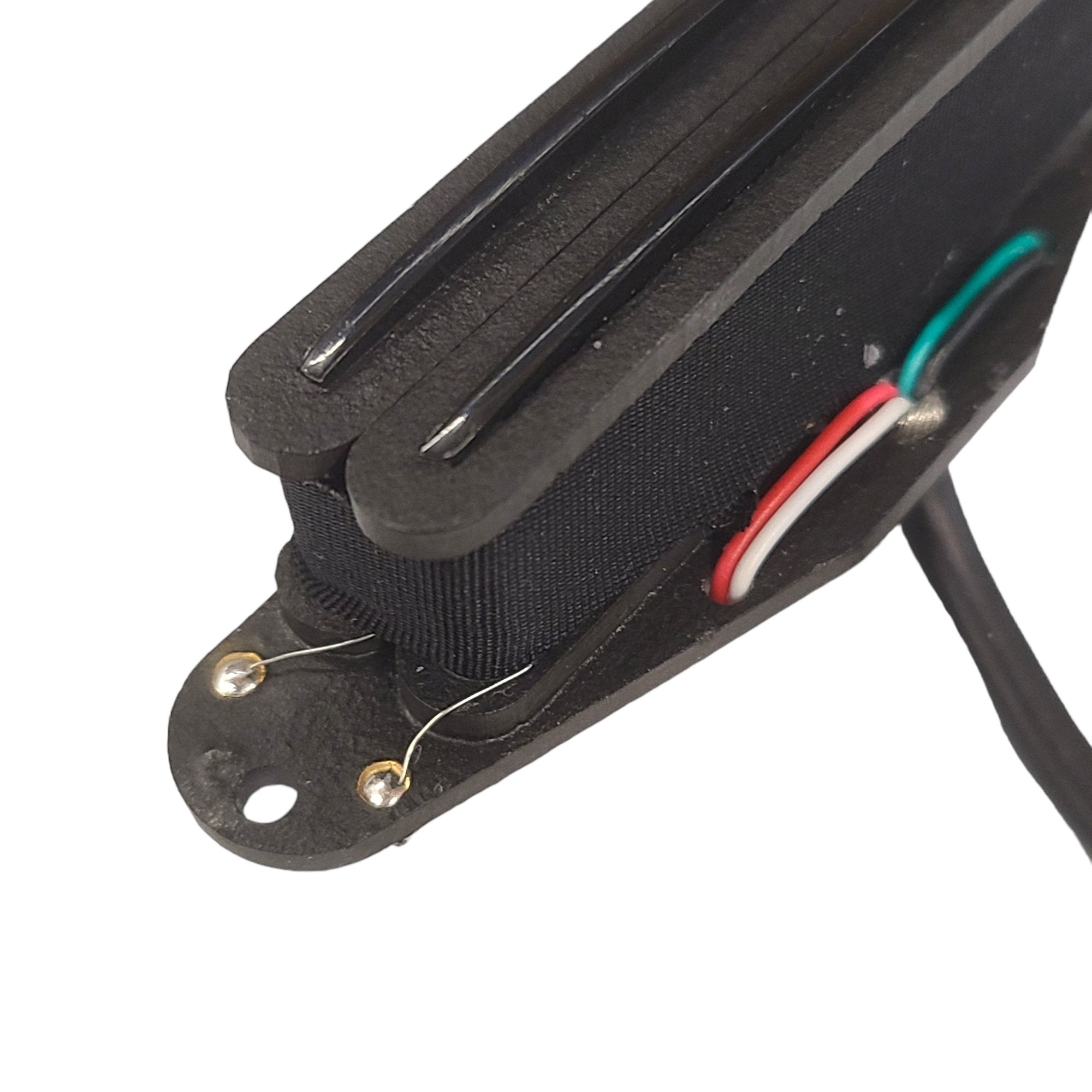 Artec Alnico 5 Neck Rail Tele Pickup 4-wire, Black