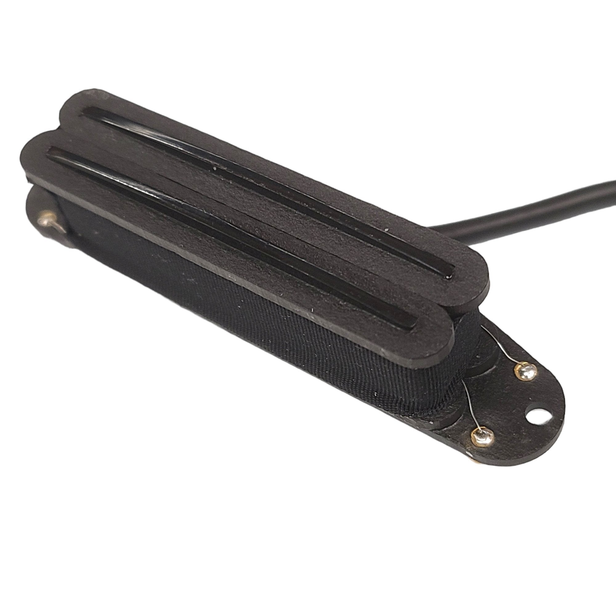 Artec Alnico 5 Neck Rail Tele Pickup 4-wire, Black