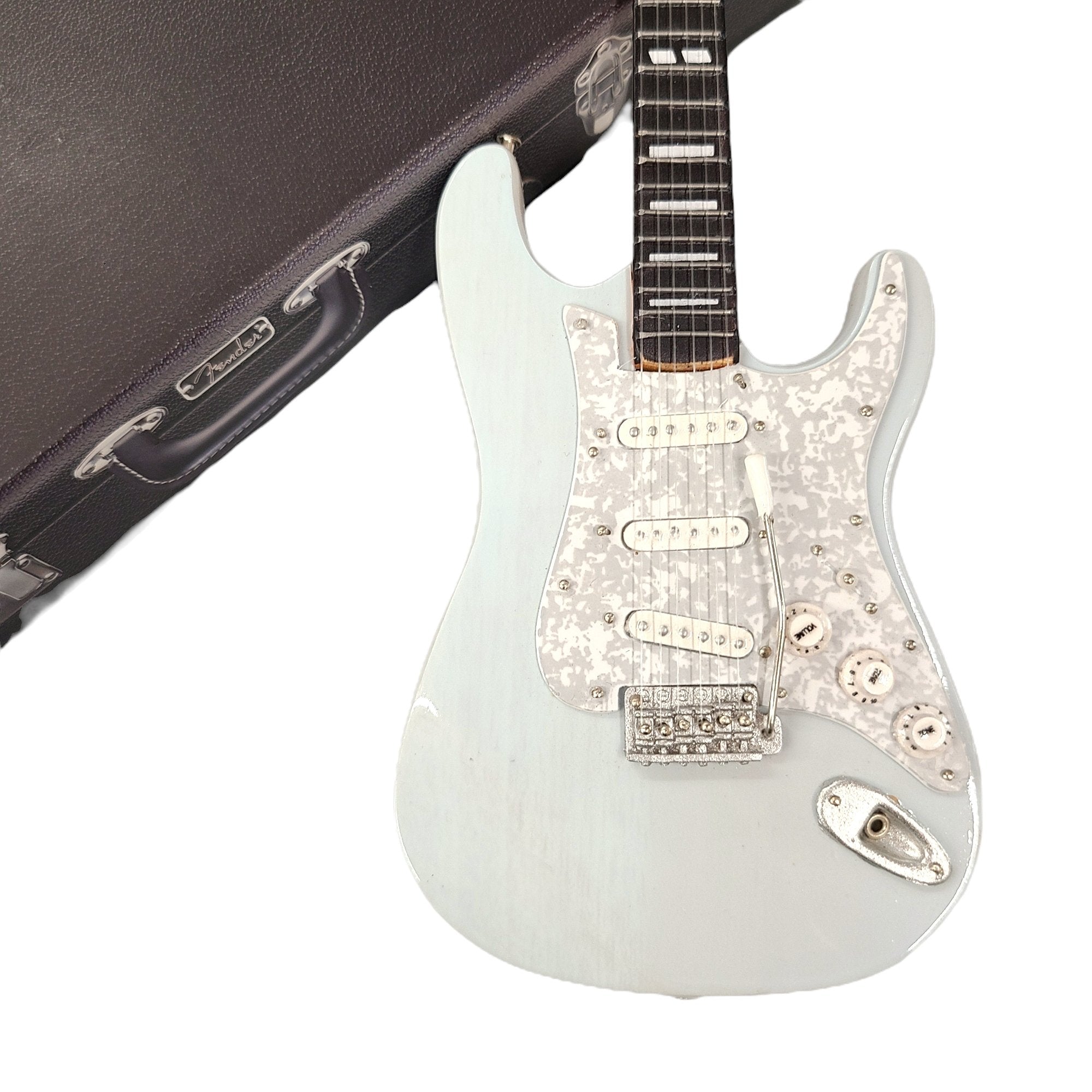 Axe Heaven Kenny Wayne Shepherd Transparent Faded Blue Fender Strat Mini Guitar Replica KS-556