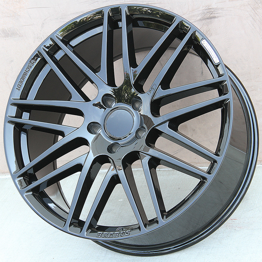 Mercedes Benz Wheels 9998 22x10 5X130 Gloss Black fit G Wagon G350 G400 G450 G500 G550