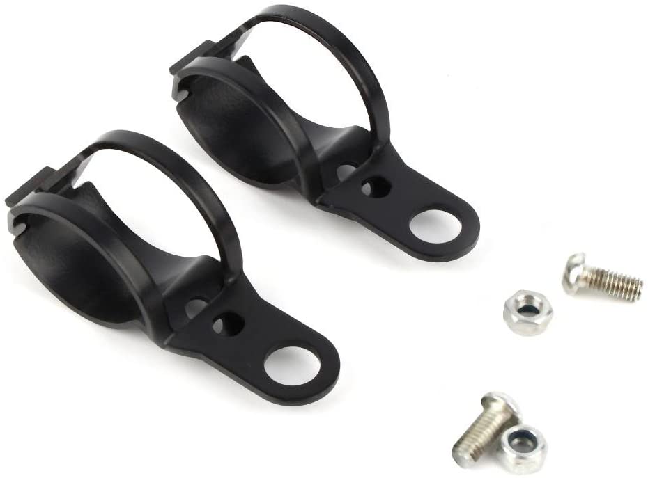 Bracket #2 Universal Turn Signal Mount Bracket 30-43mm Fork Relocation Clamps Black HNH Turn Signal Light Indicator Mount Bracket Clamp