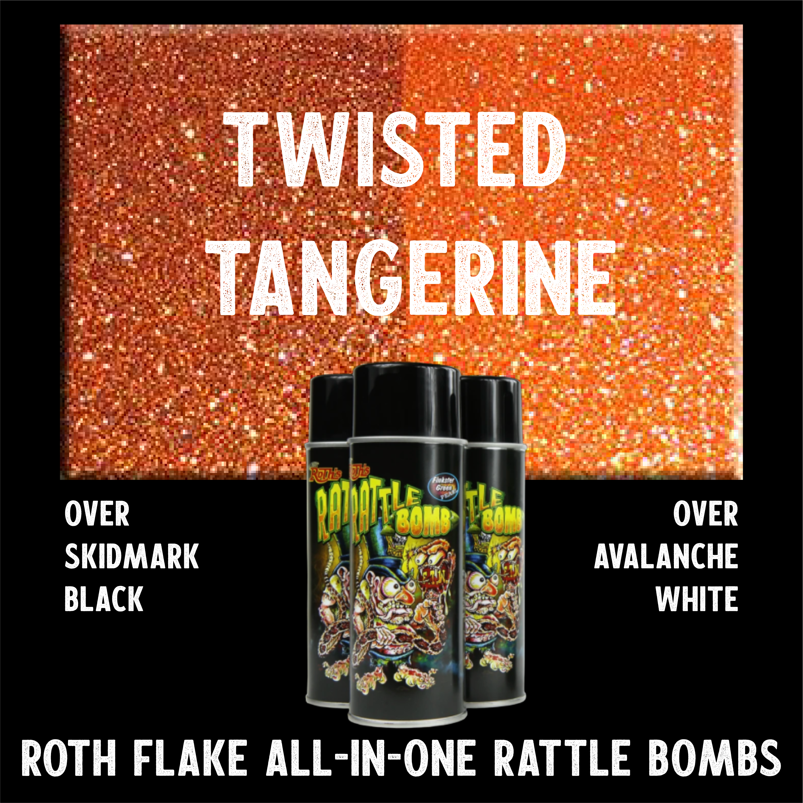 Twisted Tangerine All-In-1 Rattle Bomb!