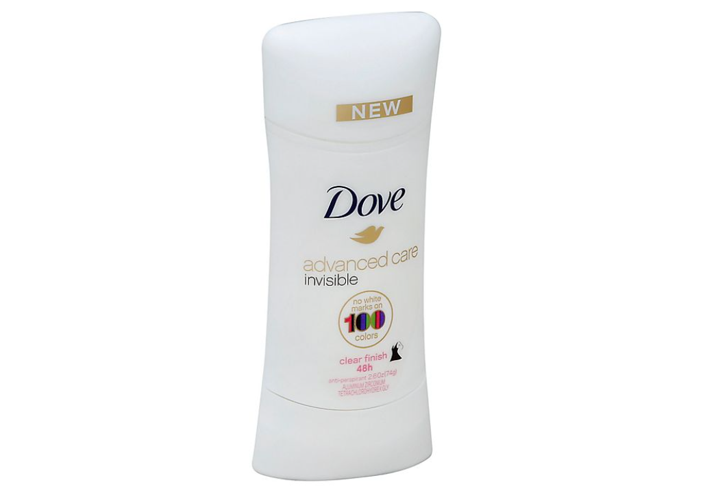 Dove Advanced Care 2.6 oz. Clear Finish 48-Hour Invisible Antiperspirant and Deodorant Stick