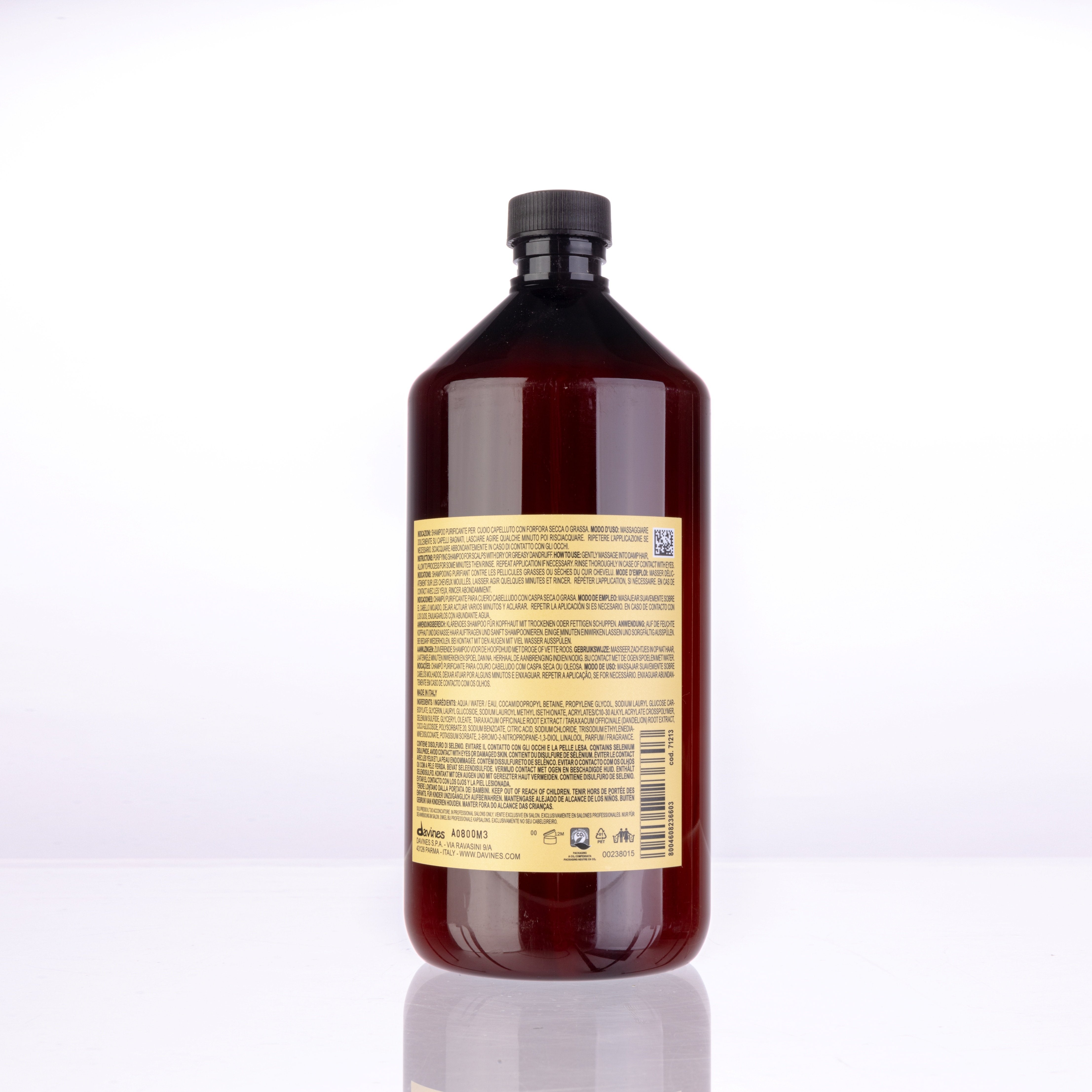 Davines - NaturalTech - Purifying Shampoo - 1000ml