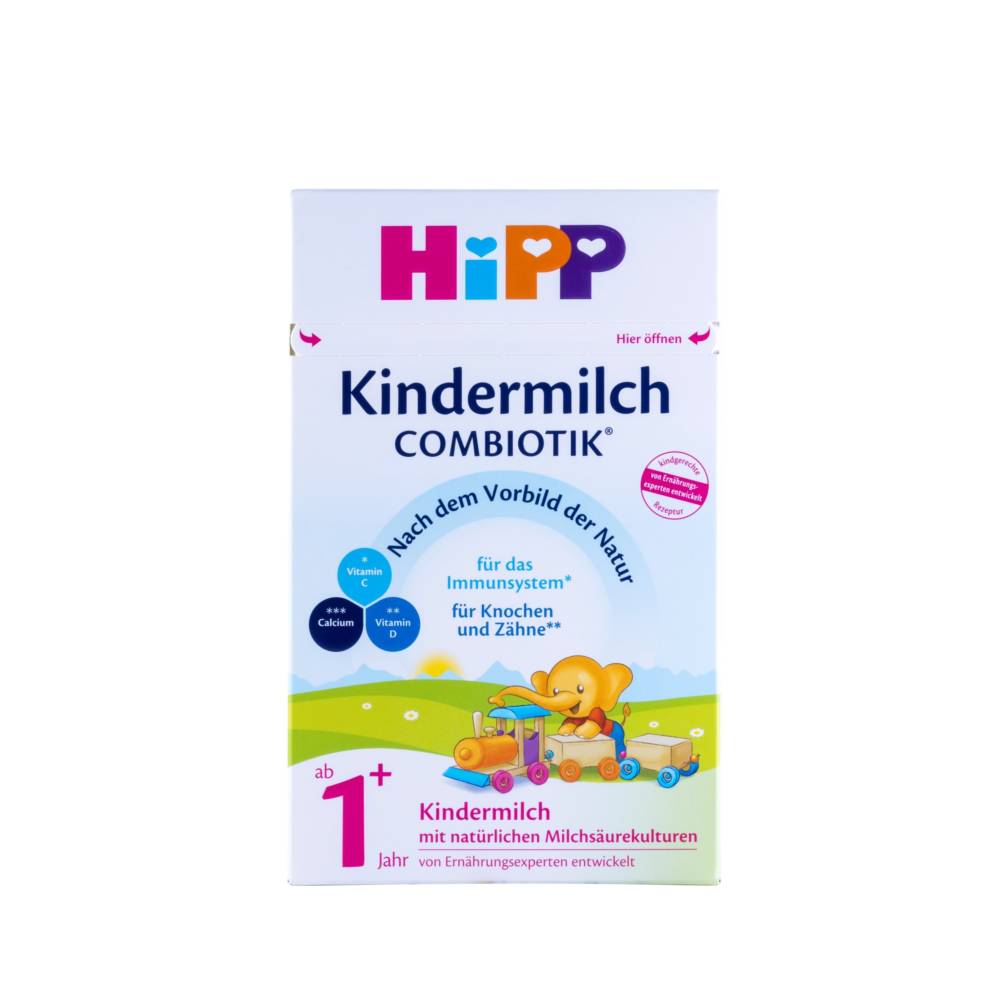 HiPP Combiotic Kindermilch 1+ Baby Formula - 600g (8 boxes)