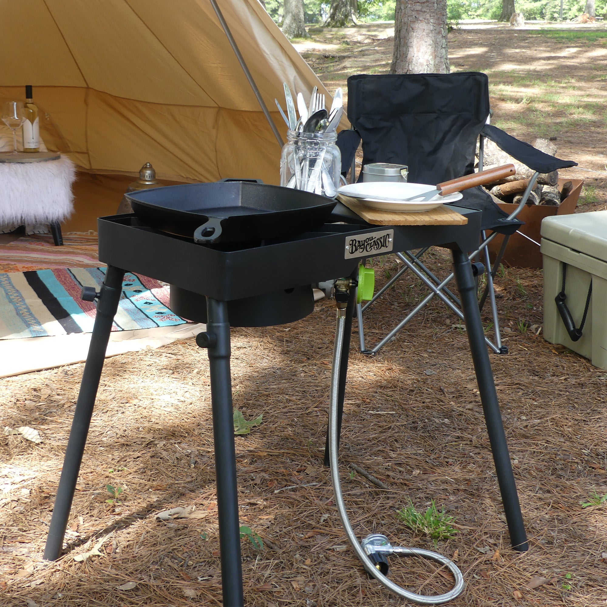 Bayou? Patio Camp Stove with Griddle