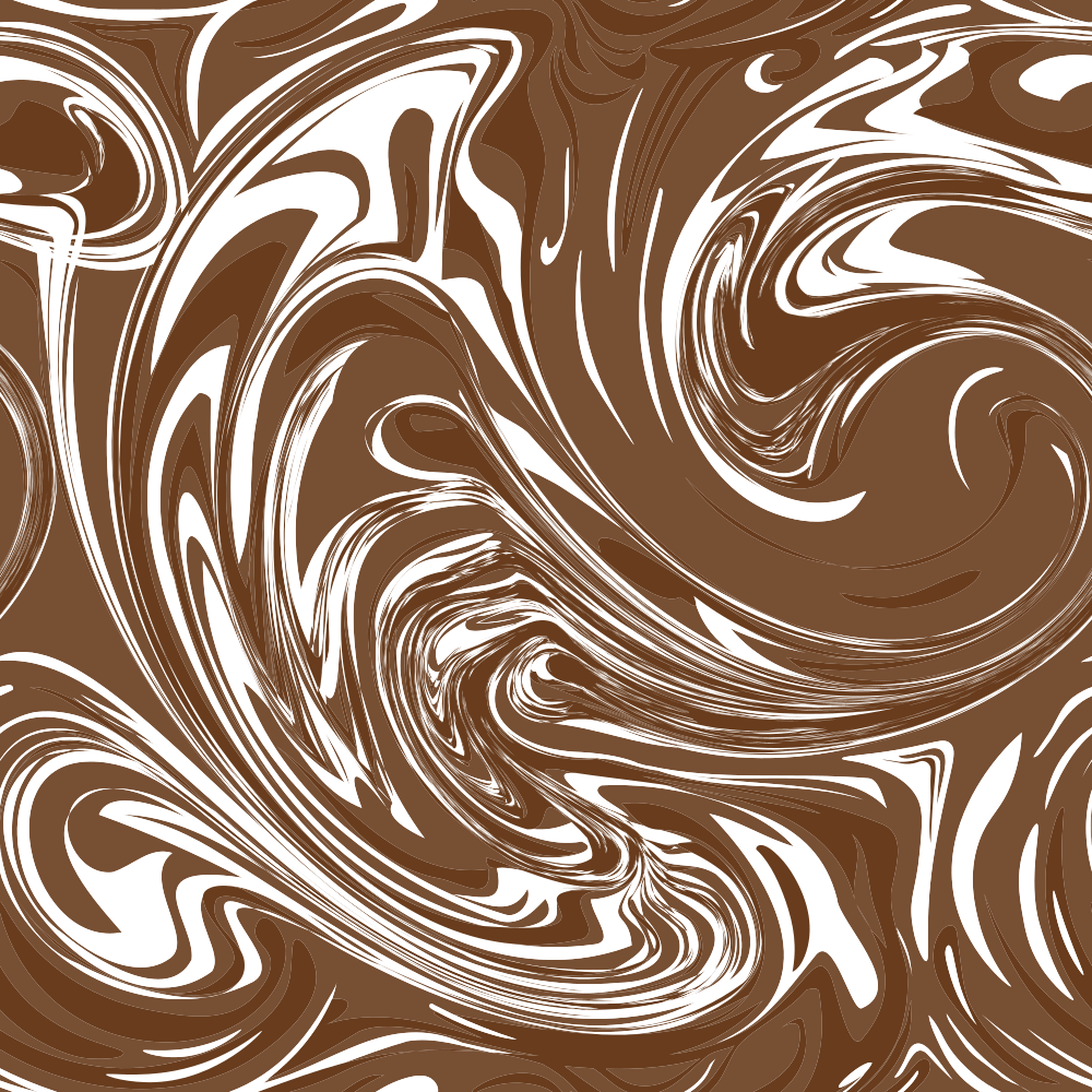 Marble Swirl Fabric - Chocolate