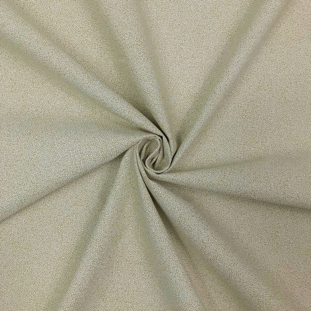 Tone on Tone Swirl Fabric - Natural