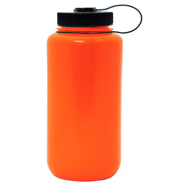 Nalgene Orange HDPE 32oz Wide Mouth Bottle