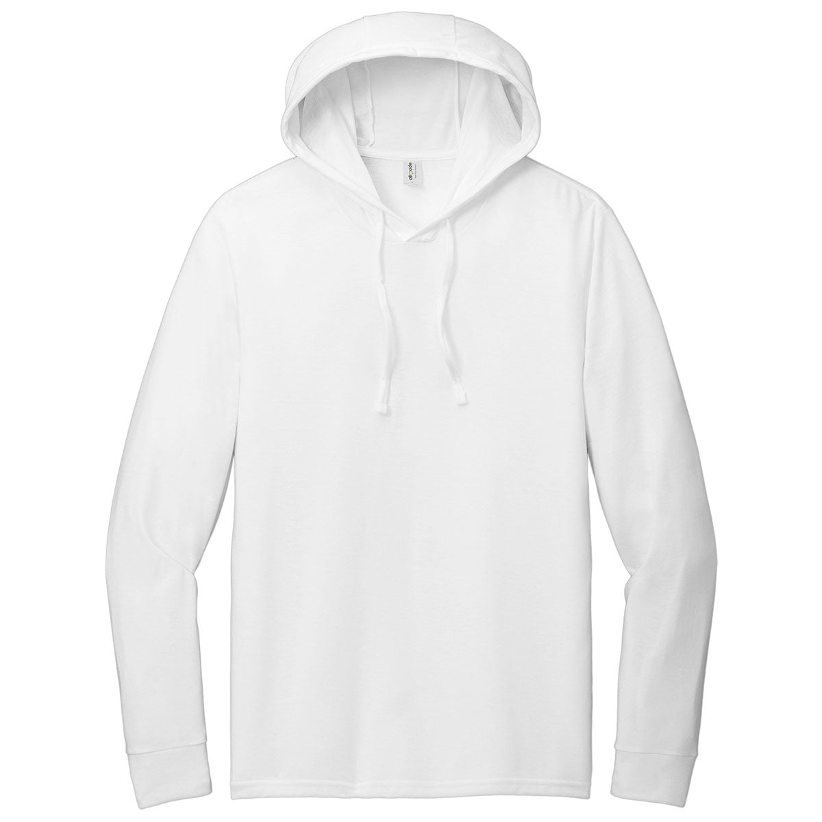 Allmade Unisex Bright White Tri-Blend Hoodie Tee