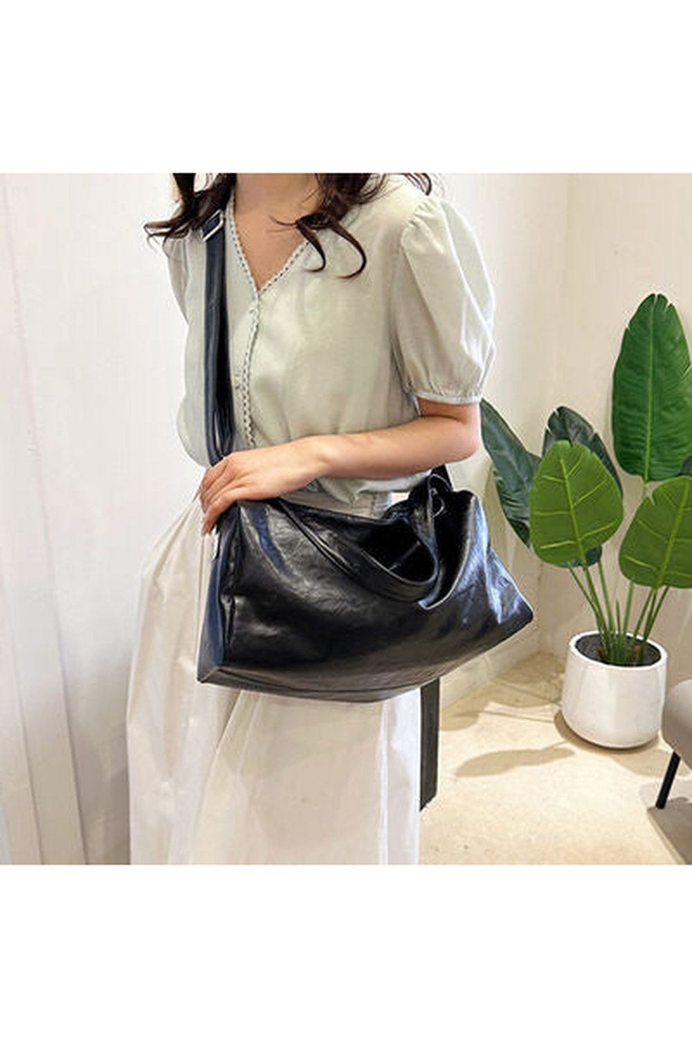 PU Leather Shoulder Bag