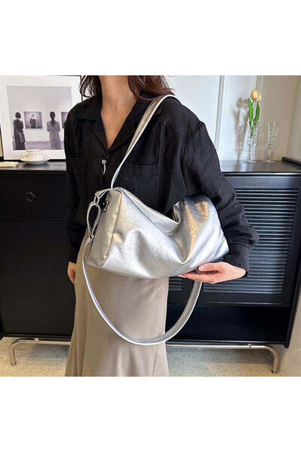 PU Leather Shoulder Bag