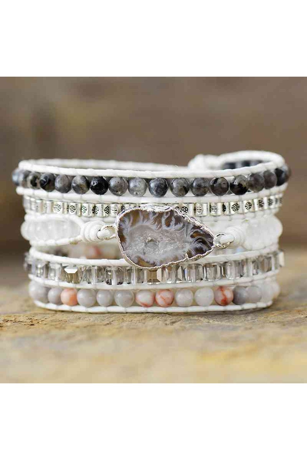 Natural Stone Layered Bracelet