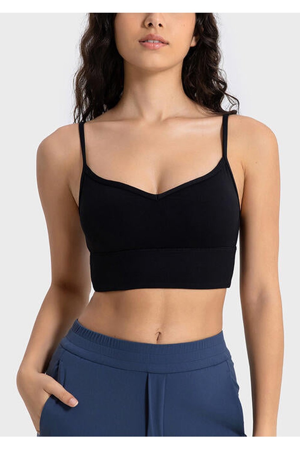 Spaghetti Strap Sport Bra