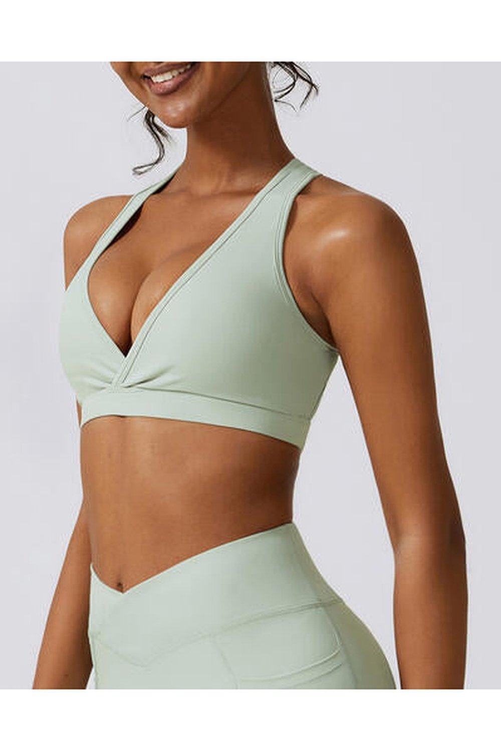 Wide Strap Active Bra