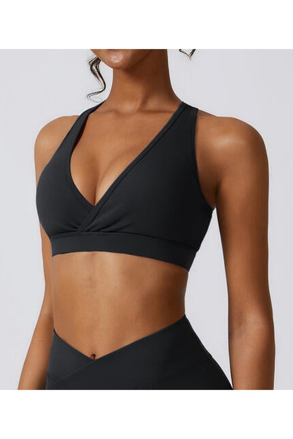 Wide Strap Active Bra