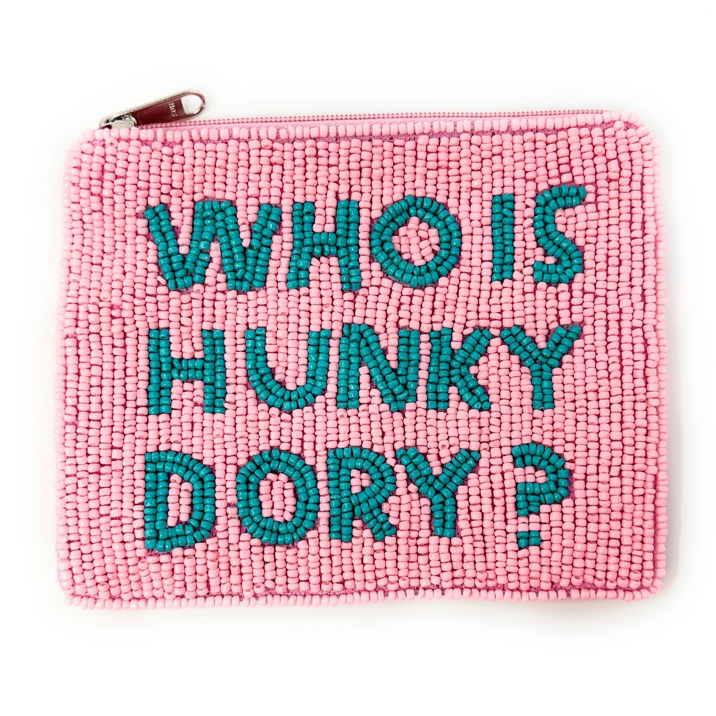 WHO IS HUNKY DORY? Beaded Pouch