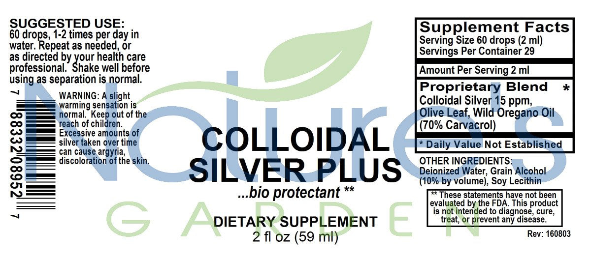 COLLOIDAL SILVER PLUS (oral drops) - 2 oz