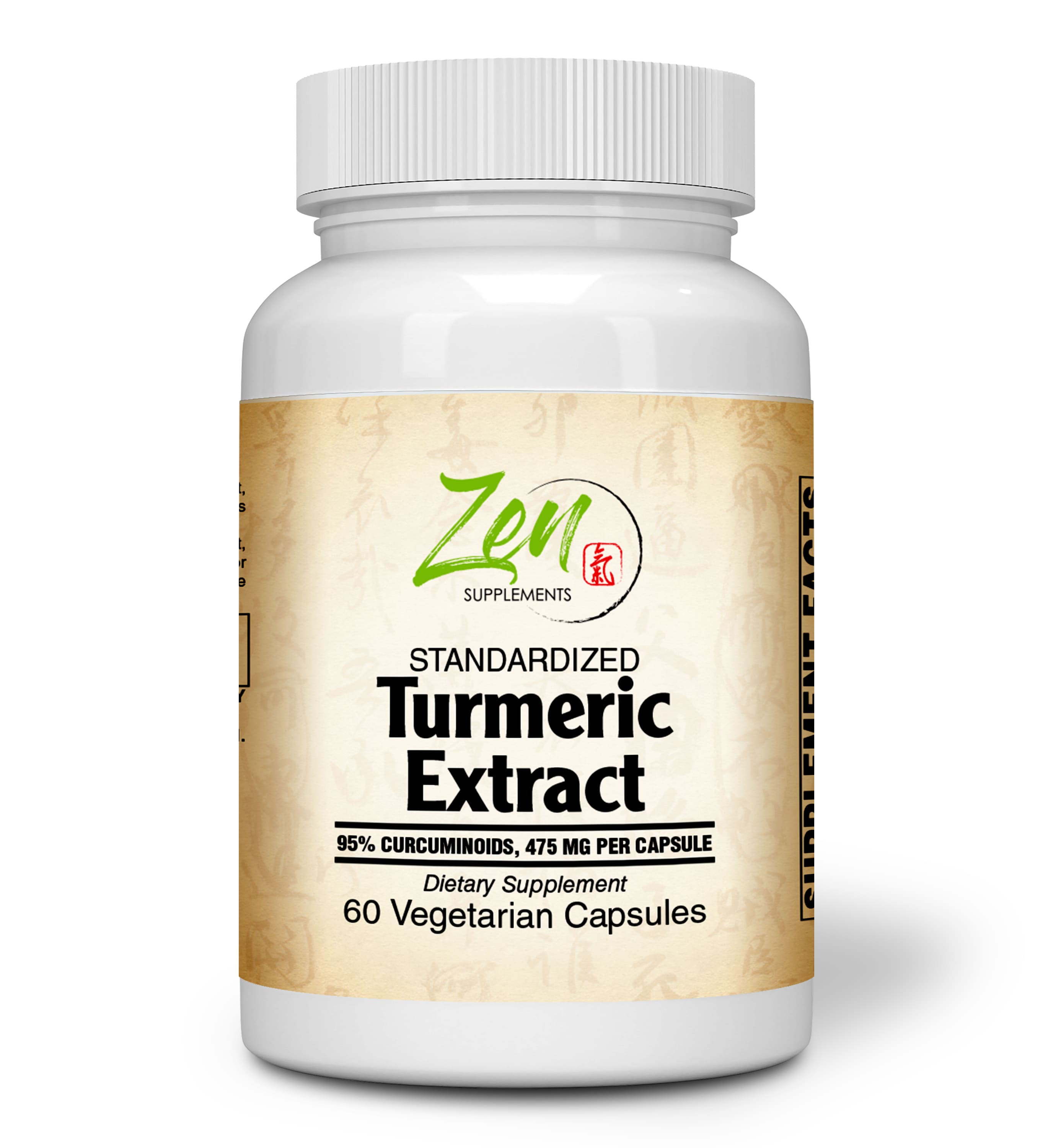 Zen Supplements - Turmeric Extract 500 Mg Features Curcumin C3 Complex? The Most Active Form of Curcuminoid Found in The Turmeric Root - Promotes Joint, Heart, Brain Health Plus Immune Response 60-Vegcaps