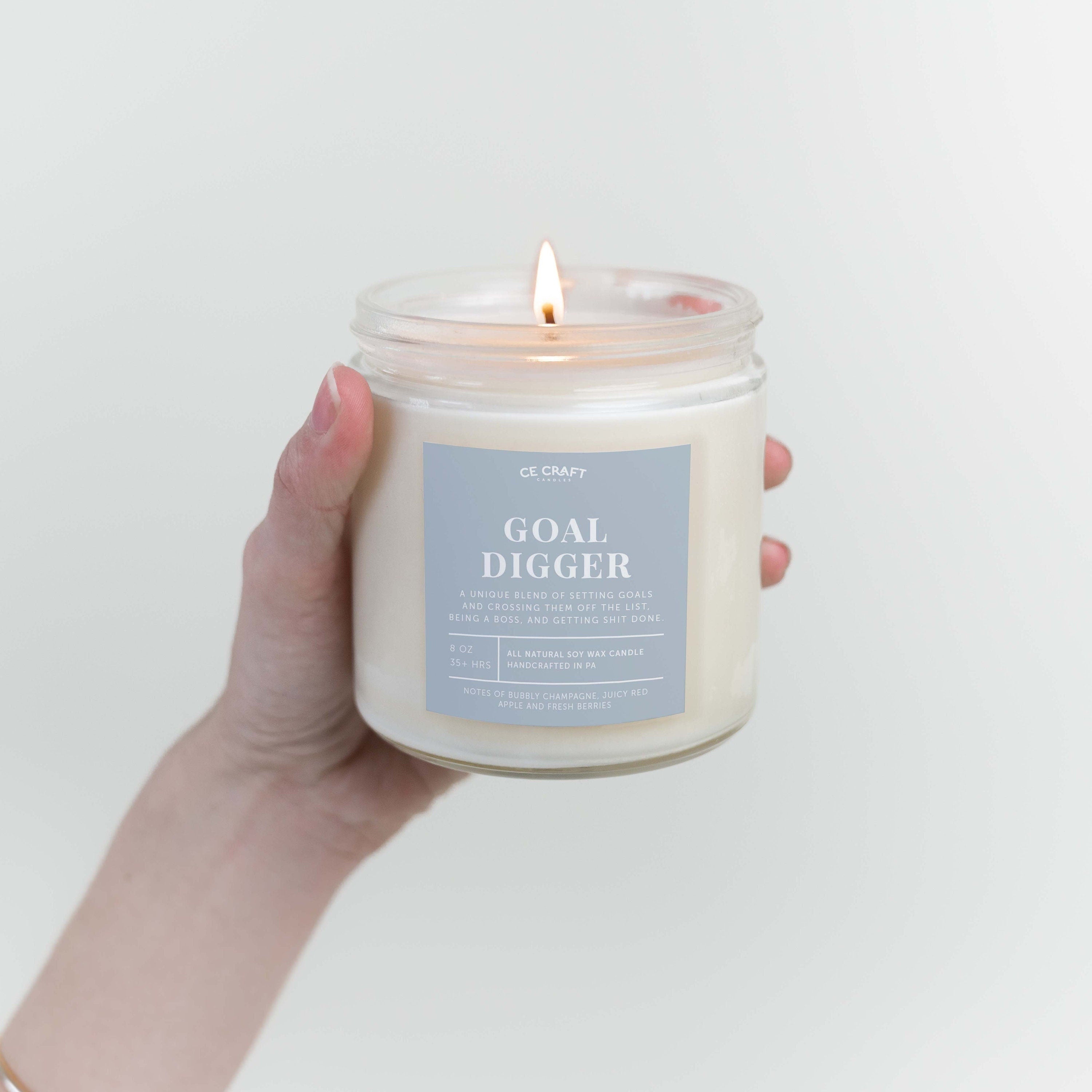 Goal Digger Candle