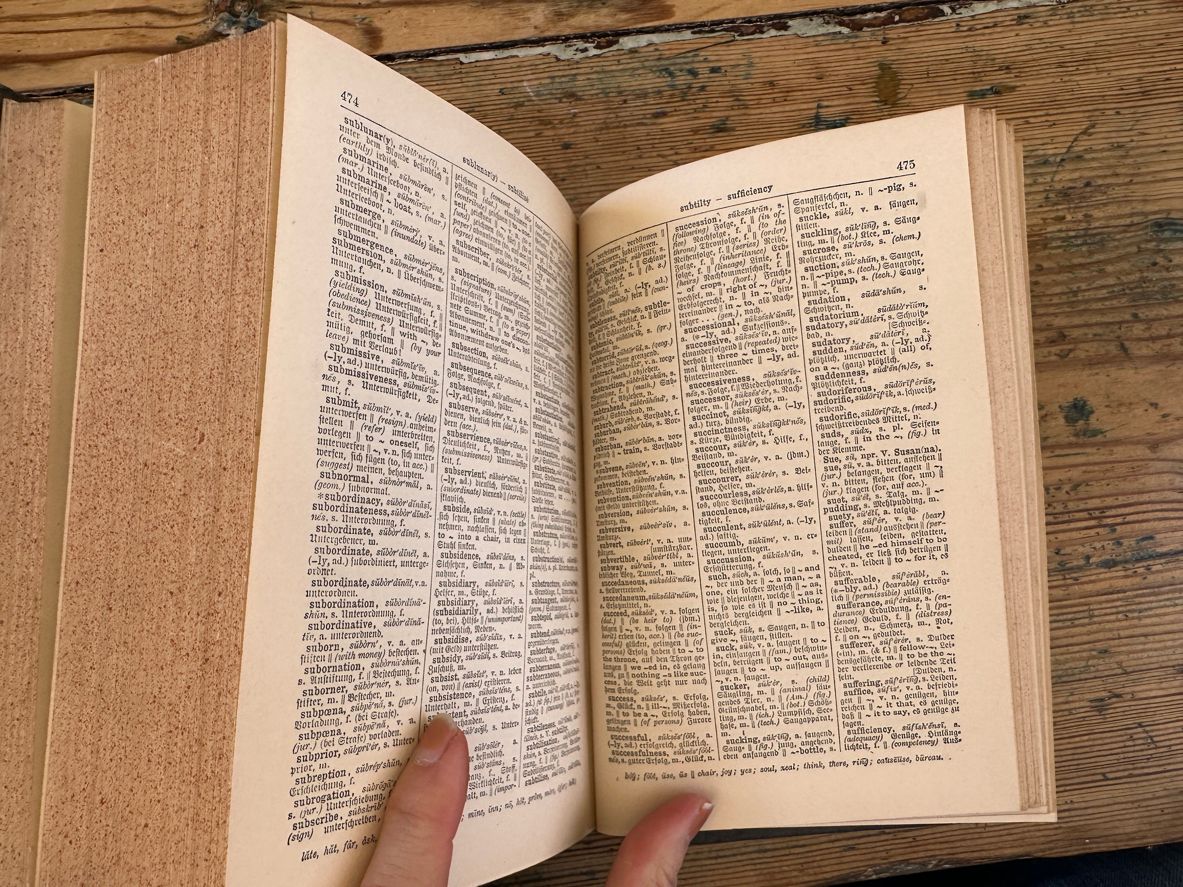 1916 James German and English Dictionary