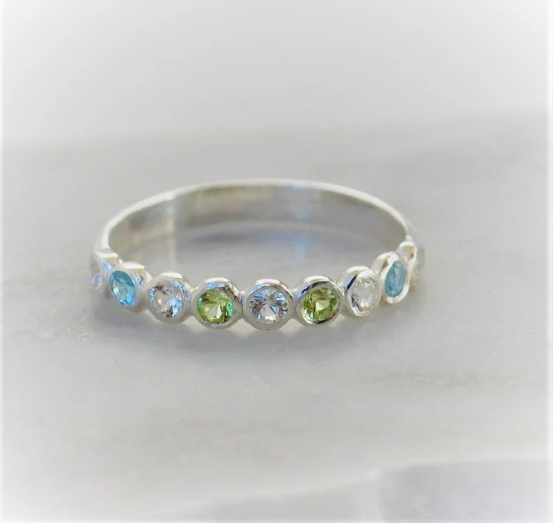 Family Birthstone Ring Custom Deposit For Design